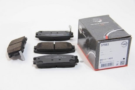 Комплект тормозных колодок, дисковый тормоз A.B.S. 37583 (фото 1)