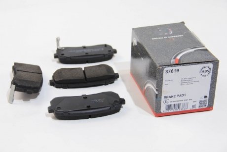 Комплект тормозных колодок, дисковый тормоз A.B.S. 37619 (фото 1)