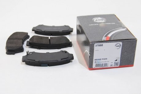 Комплект тормозных колодок, дисковый тормоз A.B.S. 37668 (фото 1)