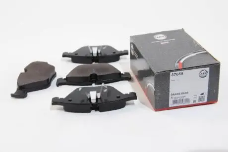 Комплект тормозных колодок, дисковый тормоз A.B.S. 37669