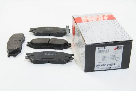 Комплект тормозных колодок, дисковый тормоз A.B.S. 37680