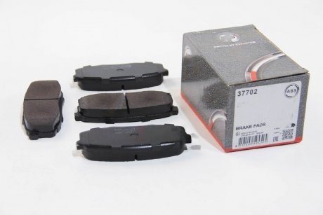 Комплект тормозных колодок, дисковый тормоз A.B.S. 37702 (фото 1)