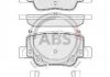 Комплект тормозных колодок, дисковый тормоз A.B.S. 37735 (фото 1)