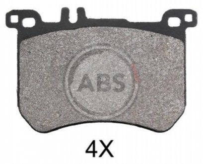 Комплект тормозных колодок, дисковый тормоз A.B.S. 37955 (фото 1)