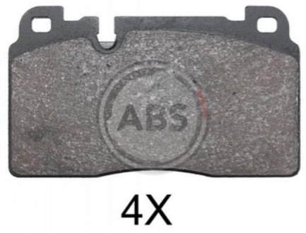 Комплект гальмівних колодок, дискове гальмо A.B.S. 37959