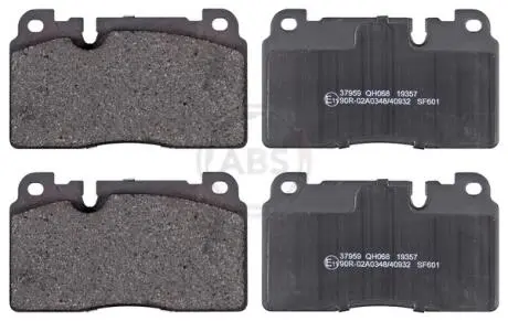 Комплект тормозных колодок, дисковый тормоз A.B.S. 37959