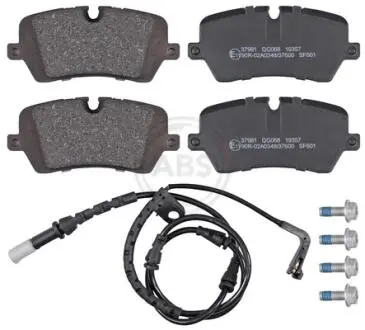 Комплект гальмівних колодок, дискове гальмо A.B.S. 37981