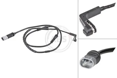 Сигналізатор, знос гальмівних колодок A.B.S. 39682