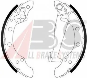 Комплект тормозных колодок A.B.S. 8871