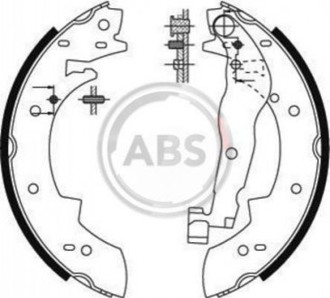 Комплект тормозных колодок A.B.S. 8915