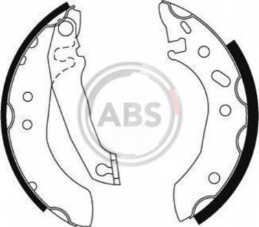 Комплект тормозных колодок A.B.S. 8918 (фото 1)
