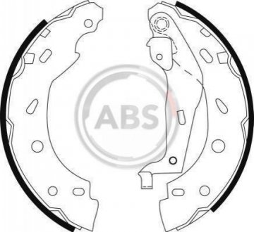 Комплект тормозных колодок A.B.S. 9123 (фото 1)