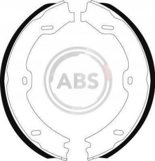 Комплект тормозных колодок, стояночная тормозная система. A.B.S. 9141