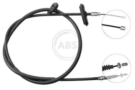 Трос ручного тормоза зад. saab 02-15 л=пр. (1728/1932) A.B.S. K13376