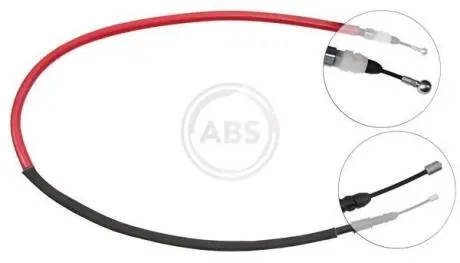 Трос, стояночная тормозная система A.B.S. K13646