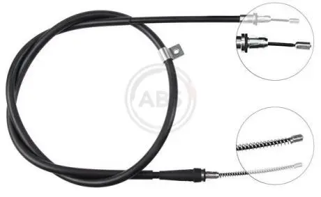 Трос ручного тормоза A.B.S. K14648