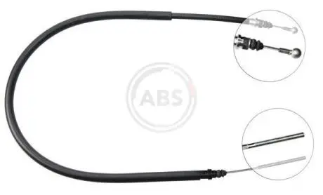 Трос ручного тормоза A.B.S. K16517