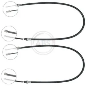 Трос ручного тормоза A.B.S. K16626
