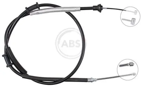 Трос ручного тормоза зад. Punto/ Grande Punto 05- Пр. A.B.S. K19888