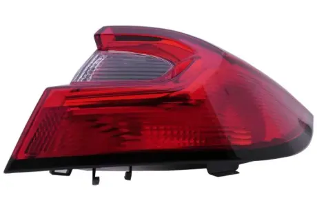 Фонарь задний (наружный, P21-5W-P21W, цвет поворота прозрачный, цвет стекла красный) FORD FIESTA VII 04.17- ABAKUS/DEPO/LORO 43119AQRUEN