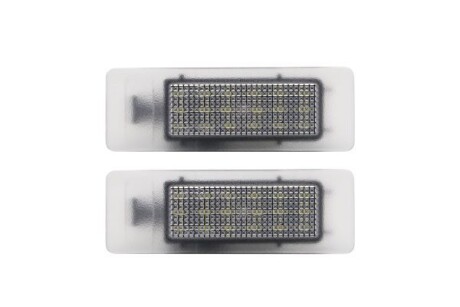 Фонарь подсветки номерного знака к-т 2шт светодиодная LED ABAKUS/DEPO/LORO L422100004LED