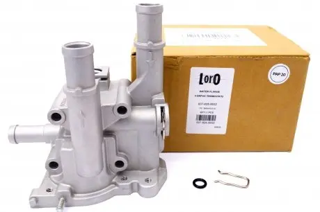 Корпус термостата Opel Astra H, Astra J, Zafira B Z16XER/Z18XER, Cruze (1.6-1.8), AveoT300 (Алюминиевый) ABAKUS/DEPO/LORO 0370250032