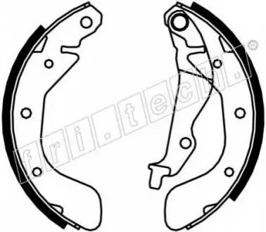 Комплект тормозных колодок ABE C00012ABE