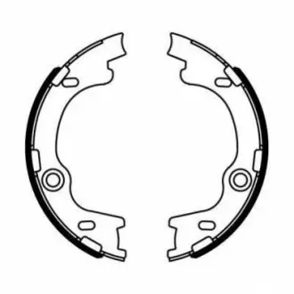 Комплект тормозных колодок, стояночная тормозная система. ABE C00325ABE