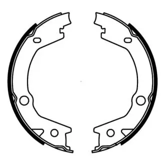 Комплект тормозных колодок, стояночная тормозная система. ABE C00527ABE
