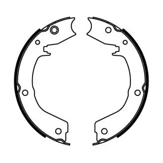 Комплект тормозных колодок, стояночная тормозная система. ABE C05061ABE