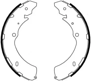 Комплект тормозных колодок ABE C09009ABE