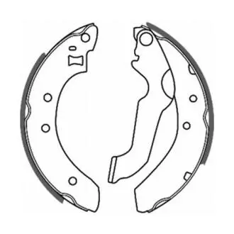 Комплект гальмівних колодок ABE C0G014ABE