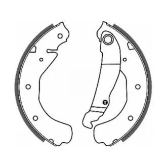 Комплект гальмівних колодок ABE C0X003ABE