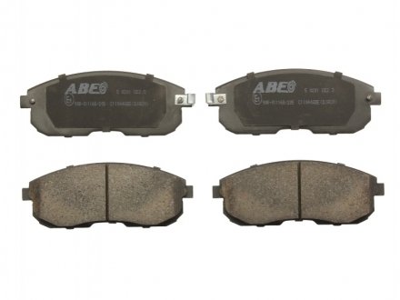 Комплект тормозных колодок, дисковый тормоз ABE C11044ABE (фото 1)