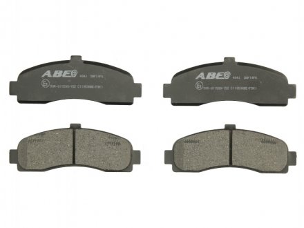 Комплект тормозных колодок, дисковый тормоз ABE C11053ABE (фото 1)