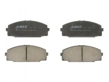Комплект гальмівних колодок, дискове гальмо ABE C12048ABE (фото 1)