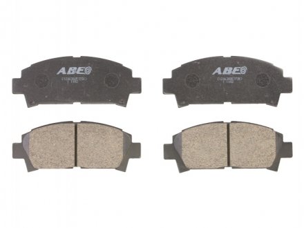 Комплект тормозных колодок, дисковый тормоз ABE C12063ABE (фото 1)