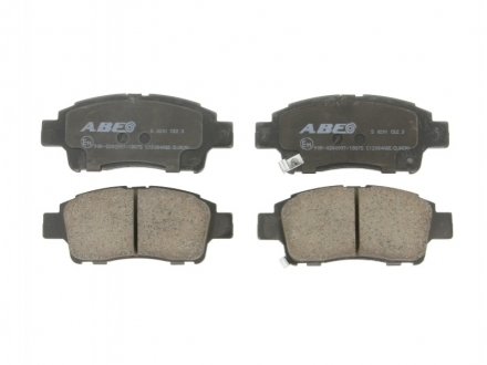 Комплект тормозных колодок, дисковый тормоз ABE C12084ABE