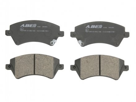Комплект гальмівних колодок, дискове гальмо ABE C12101ABE