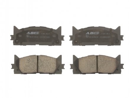 Комплект тормозных колодок, дисковый тормоз ABE C12120ABE (фото 1)