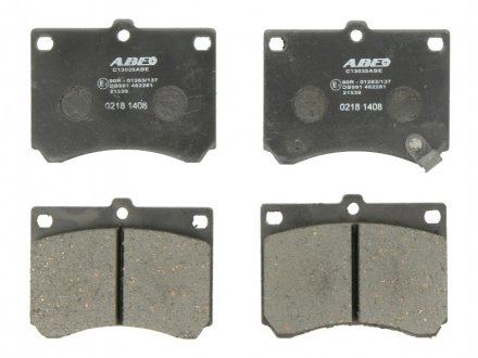 Комплект гальмівних колодок, дискове гальмо ABE C13035ABE (фото 1)
