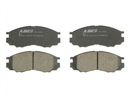 Комплект гальмівних колодок, дискове гальмо ABE C15000ABE (фото 1)