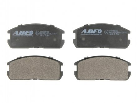 Комплект гальмівних колодок, дискове гальмо ABE C15024ABE (фото 1)