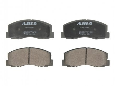 Комплект гальмівних колодок, дискове гальмо ABE C15025ABE (фото 1)