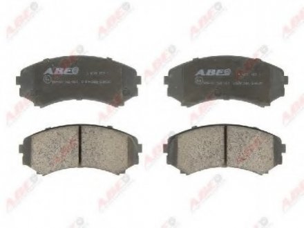Комплект гальмівних колодок, дискове гальмо ABE C15040ABE (фото 1)