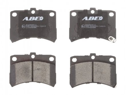 Комплект тормозных колодок, дисковый тормоз ABE C16008ABE (фото 1)