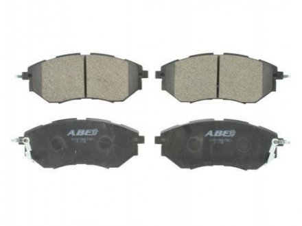 Комплект гальмівних колодок, дискове гальмо ABE C17017ABE (фото 1)