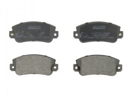 Комплект тормозных колодок, дисковый тормоз ABE C1F011ABE (фото 1)