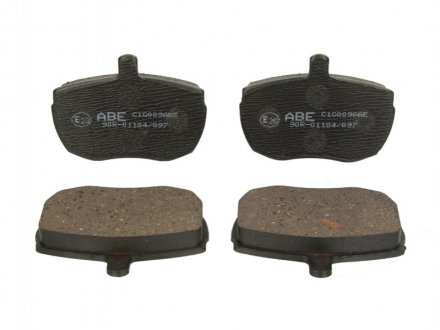 Комплект тормозных колодок, дисковый тормоз ABE C1G009ABE (фото 1)