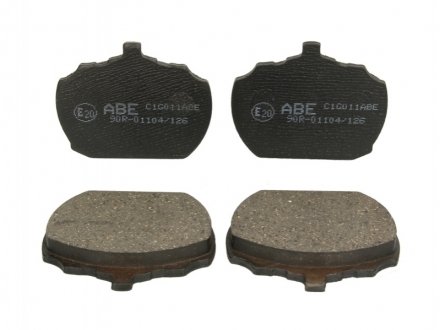 Комплект тормозных колодок, дисковый тормоз ABE C1G011ABE (фото 1)